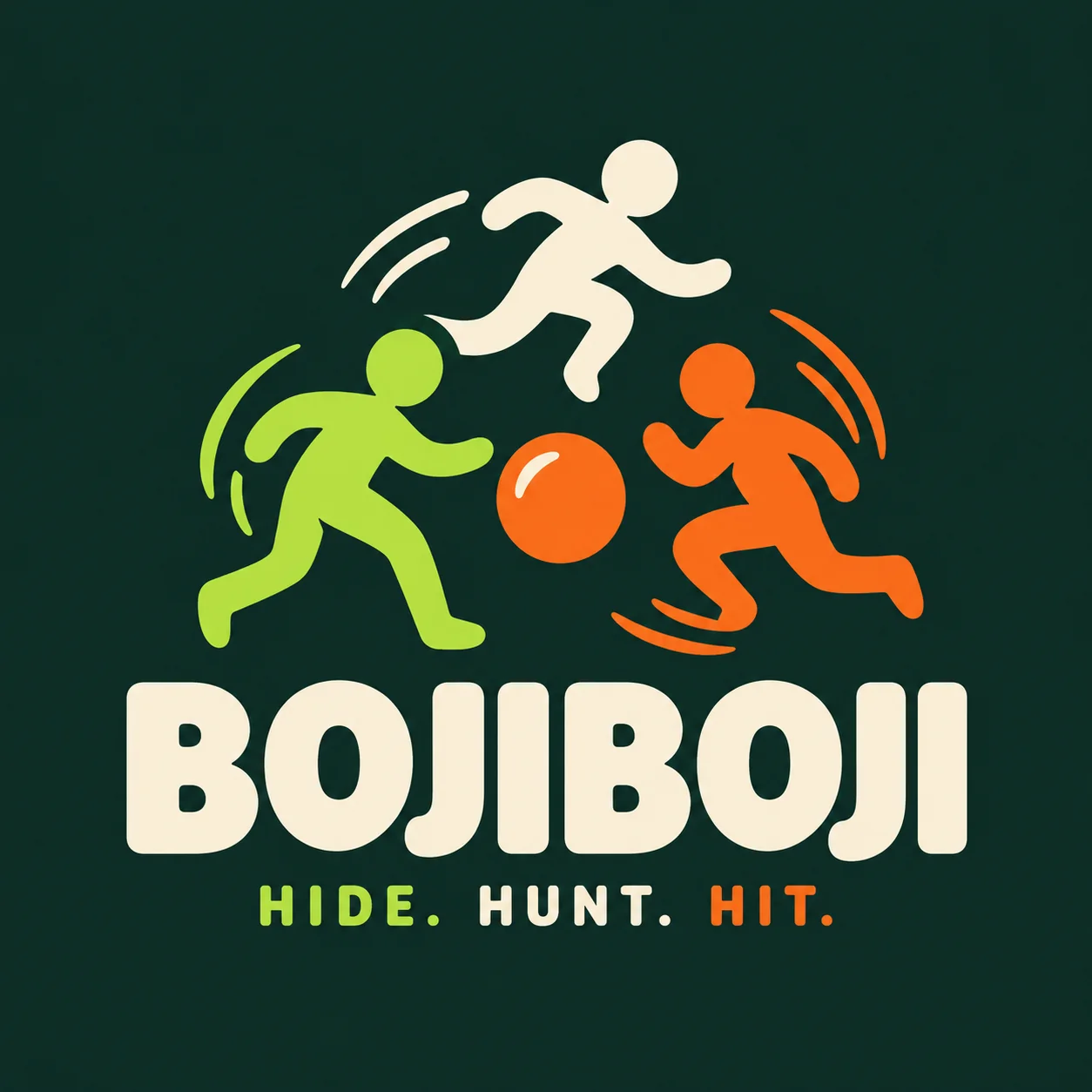 Bojiboji ball and circle logo
